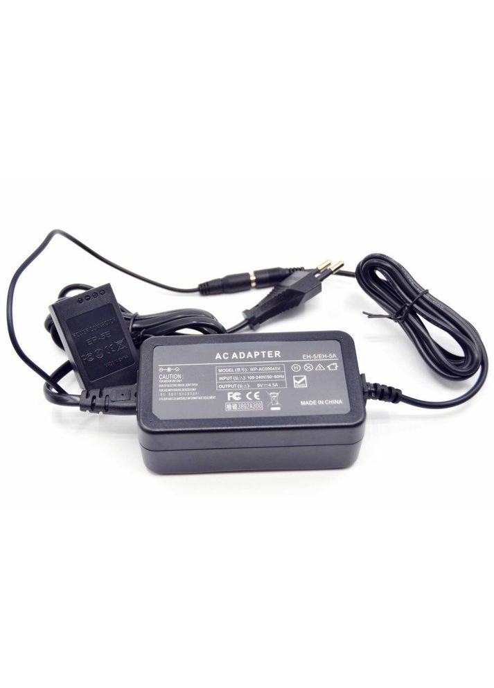 Сетевой адаптер EH-5A+EP-5 для D3X, D40, D40X, D60, D5000, D3000 (вместо аккумулятора EN-EL9A) Nikon (369558443)