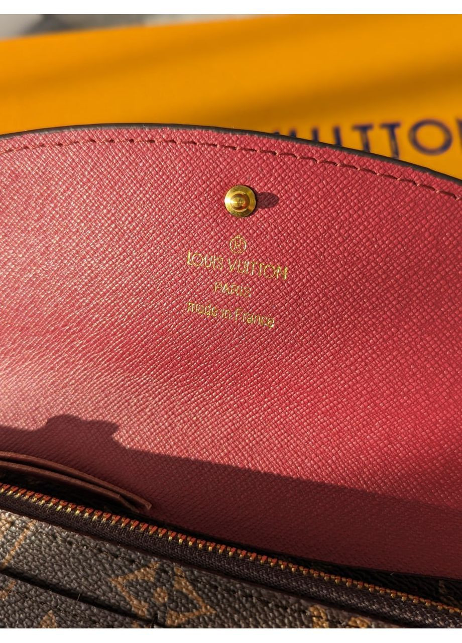 Кошелек Louis Vuitton конверт большой малиновый овал LUX качество No Brand (366725626)