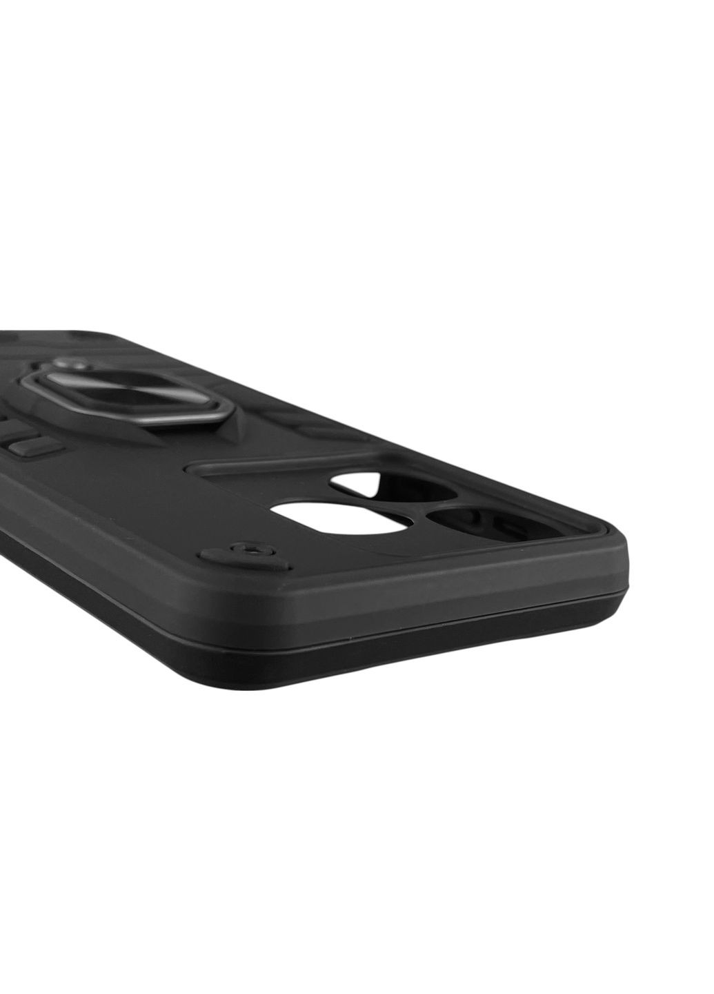 Чохол для телефона Spark 10 (KI5q) броньований з магнітним кільцем-тримачем на техно спарк 10 чорний Tecno (366232284)