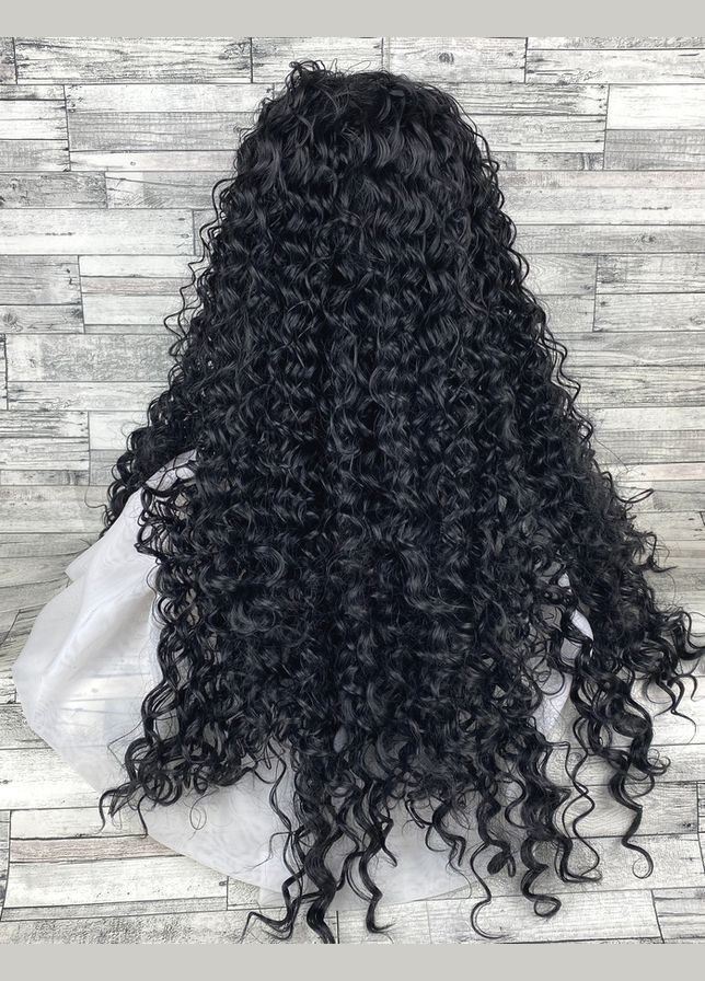 Перука жіноча афро кучерява жіноча довга з термоволокна No Brand 7223 (278824716)