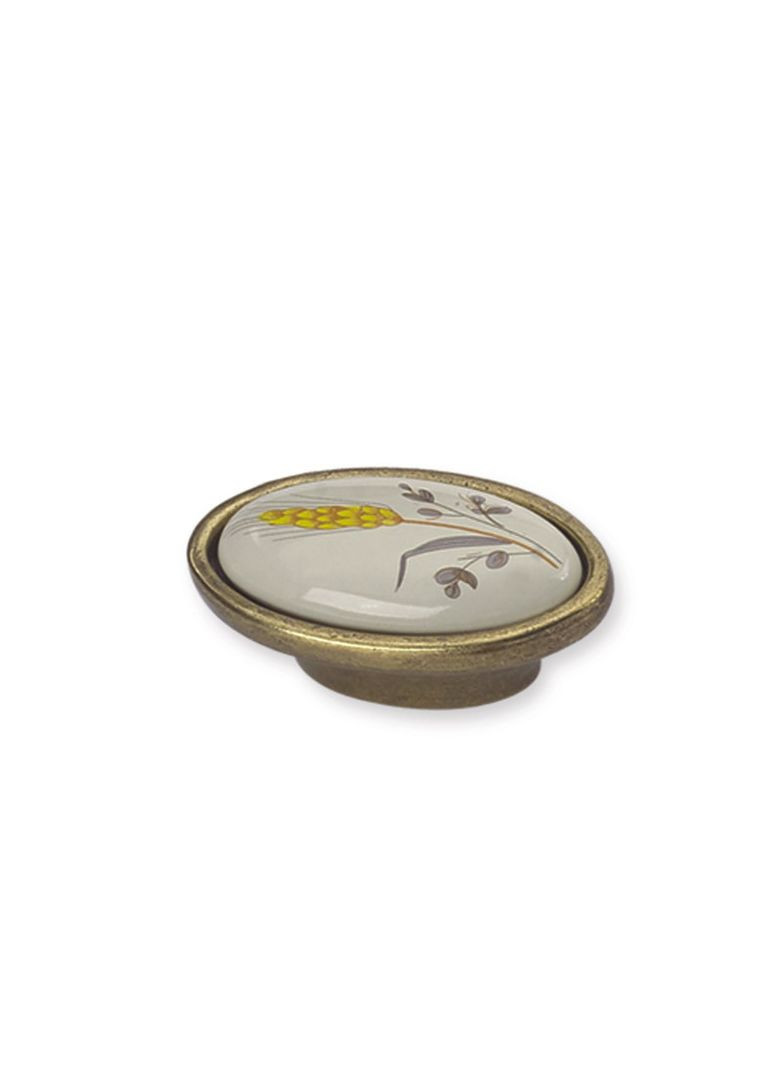 Ручка-кнопка, зістарена бронза (KF-101 OAB) Kerron (283037236)