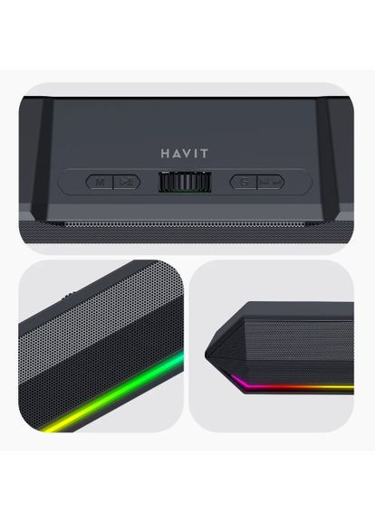 Портативна колонка SK772BT 10W RGB Black Havit (361440409)