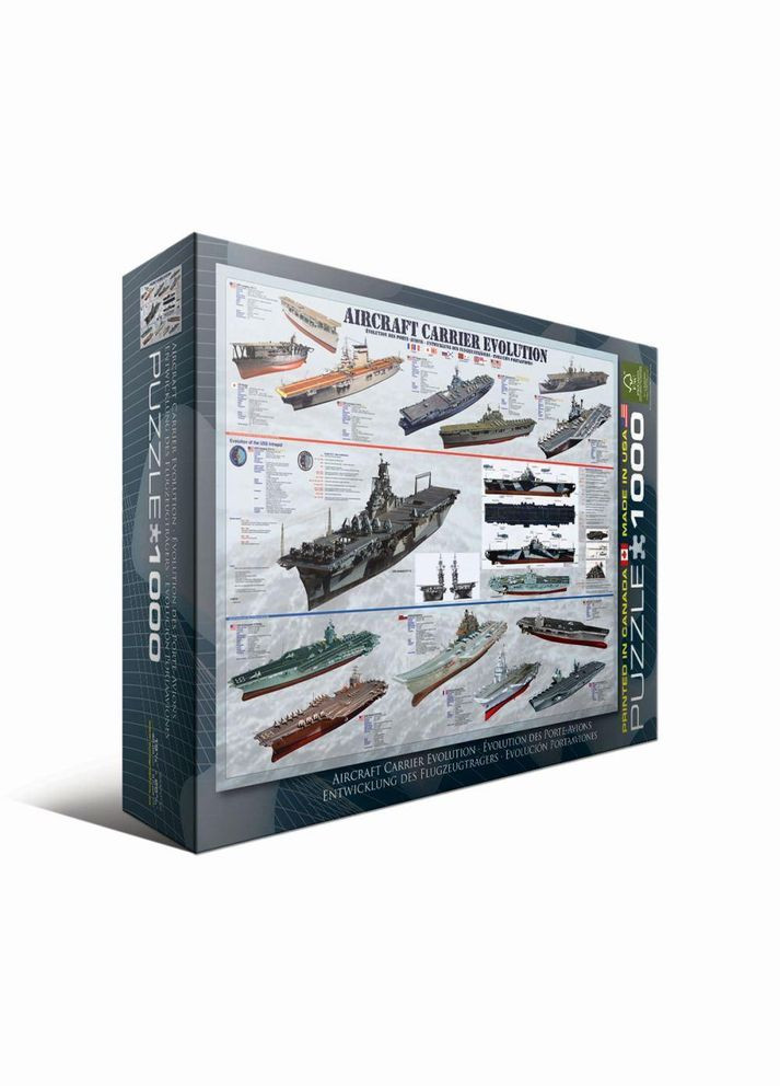 Пазлы 1000 элементов История авианосцев 6000-0129 Eurographics (316658039)