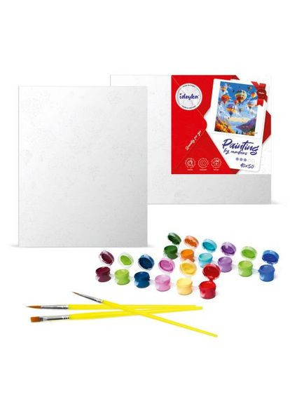 Картина за номерами "Дятел на гілці" 40х50 см Ідейка (369785920)