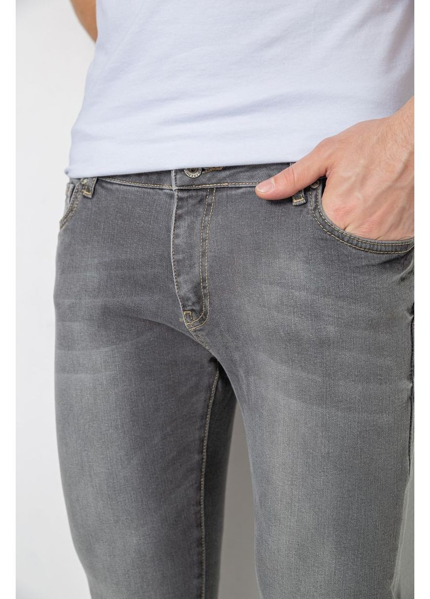 Серые демисезонные прямые джинсы мужские, 247r6249 Ager