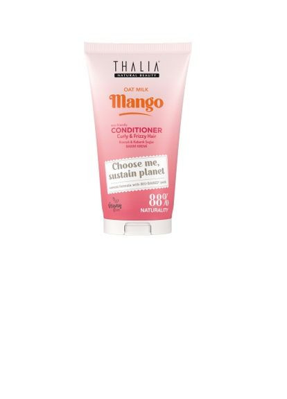 Бальзам-кондиционер для вьющихся волос с экстрактом манго и овсяным молочком, 150мл Thalia (284724368)