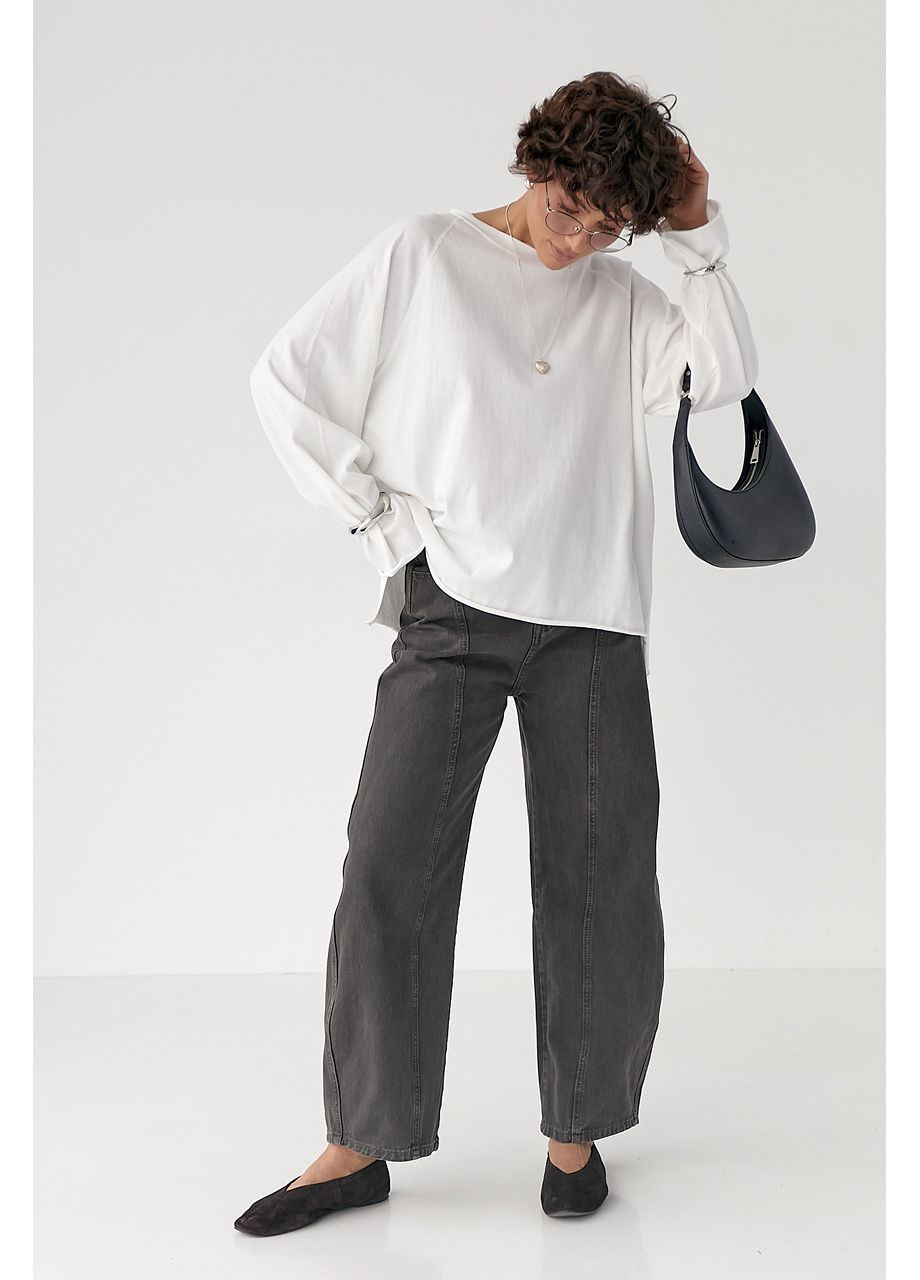 Однотонный свободный лонг Lurex (372255477)