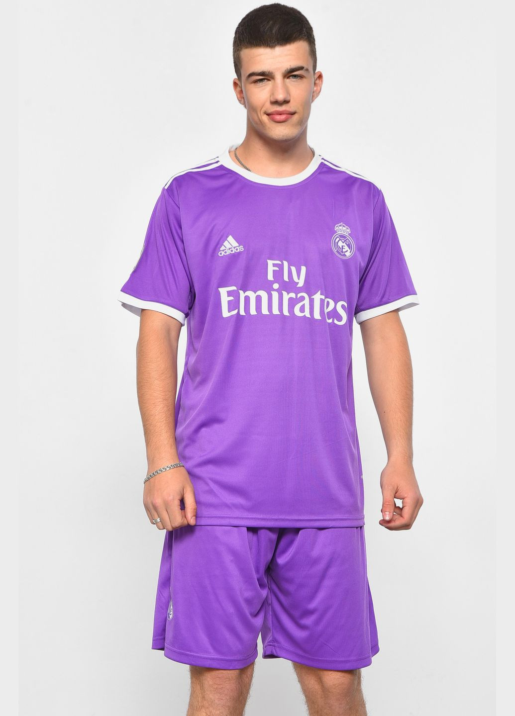 Футбольная форма мужская фиолетового цвета Let's Shop (293765164)