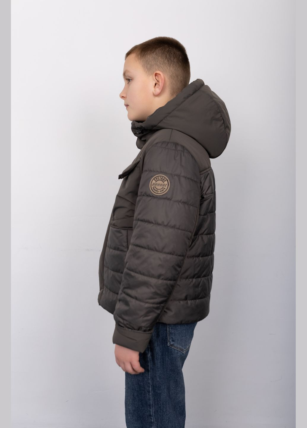 Комбінована демісезонна куртка кірон т хакі Cvetkov Кирон