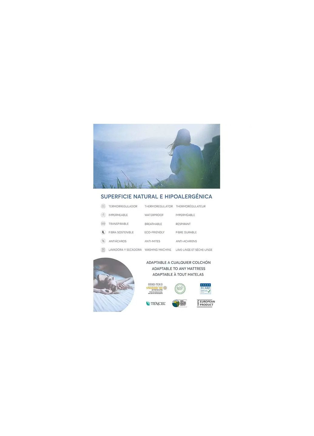 Наматрасник Тенсел 120x200 Karibian Descanso (356683806)