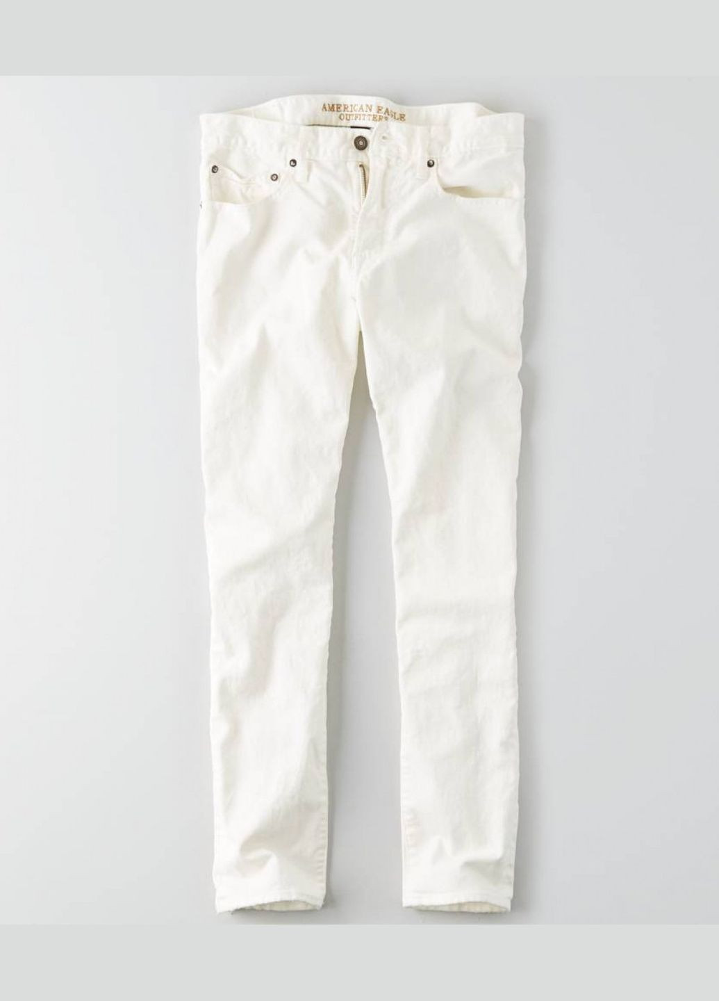 Молочные демисезонные джинсы slim ae4601m American Eagle