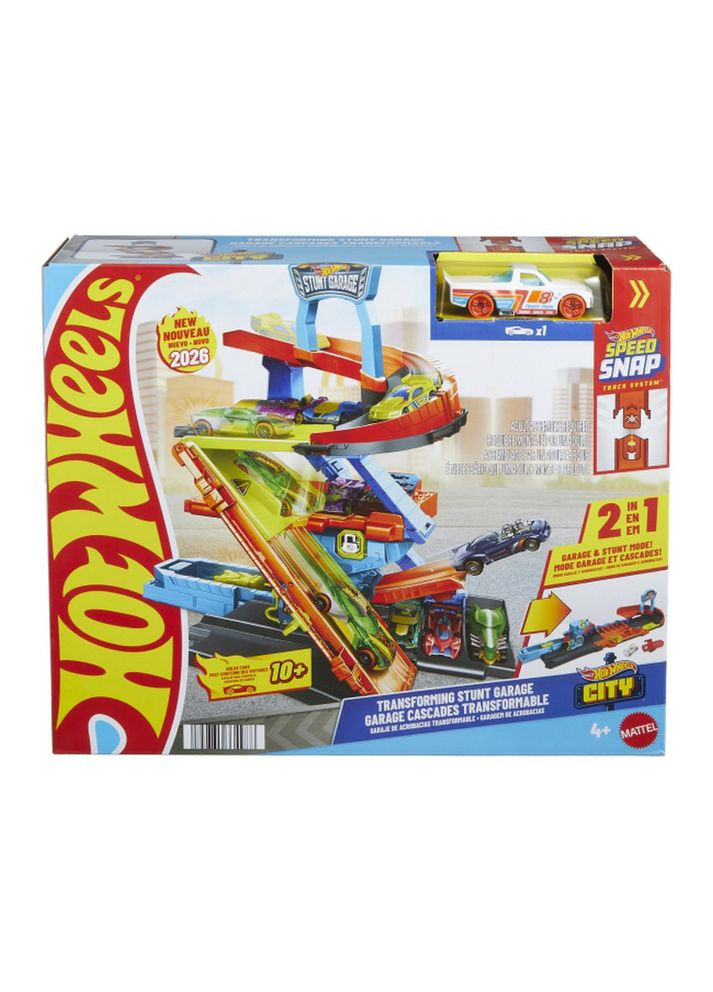 Ігровий набір City Гараж-трансформер для трюків JHL94 Hot Wheels (372743256)
