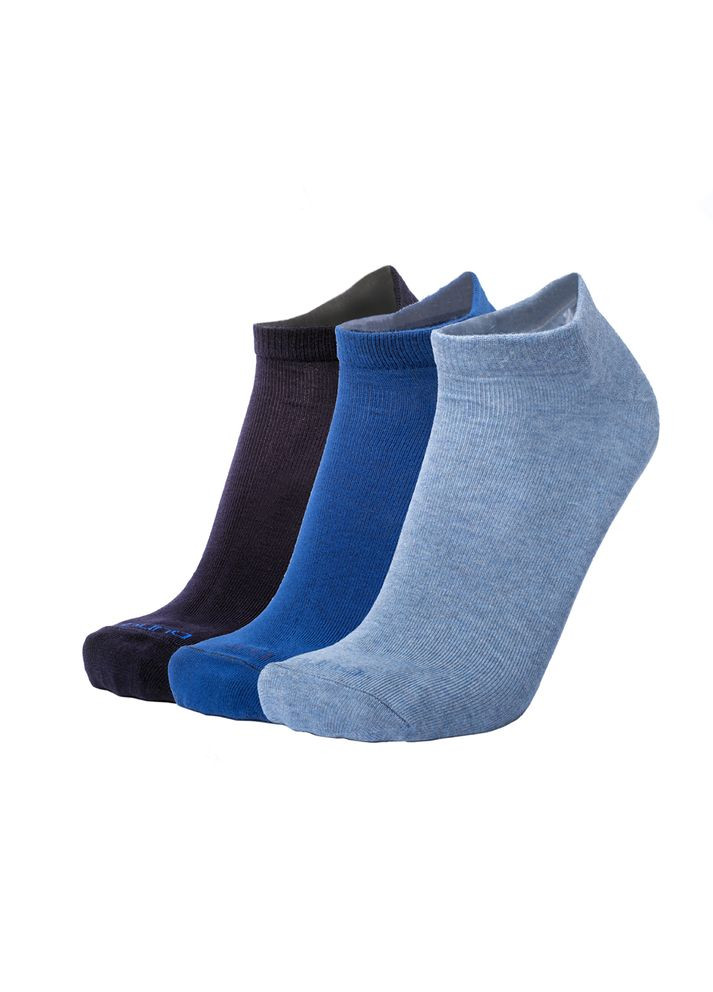 Набір шкарпеток чоловічих з 3-х пар демісезонних, коротких із бавовни 1064 Duna (276525744)
