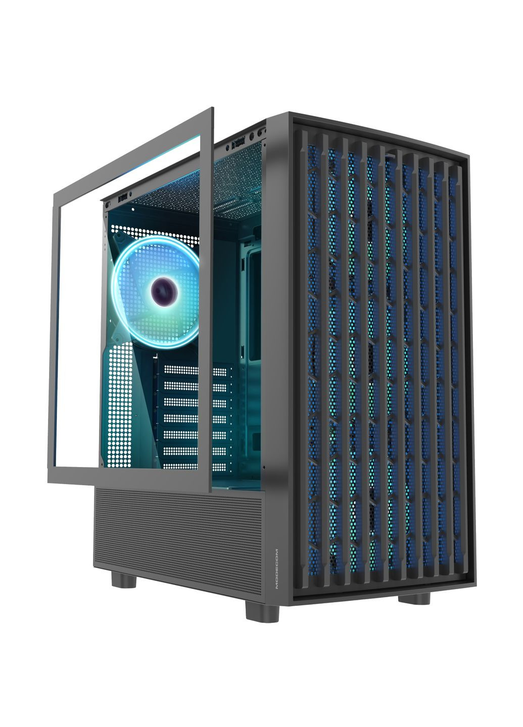 Корпус BREEZE BLACK USB 3.0x2 USB-Cx1 ARGB 4x140mm fans без БЖ ATX Modecom (360401621)