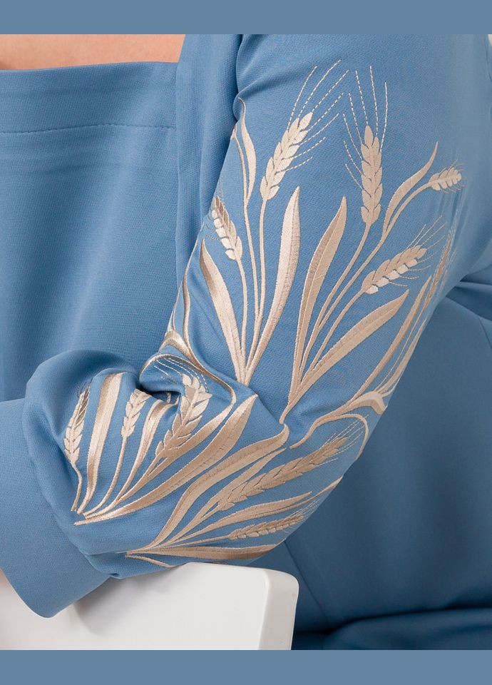 Голубое платье 14492-3 Alenka Plus