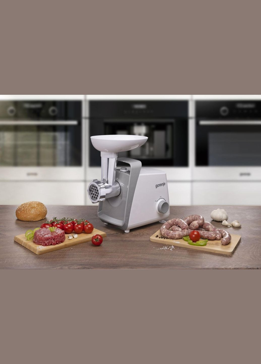 Мясорубка, 1600Вт, 2,2 кг/мин, 2 решетки, пластик, Gorenje (347585203)