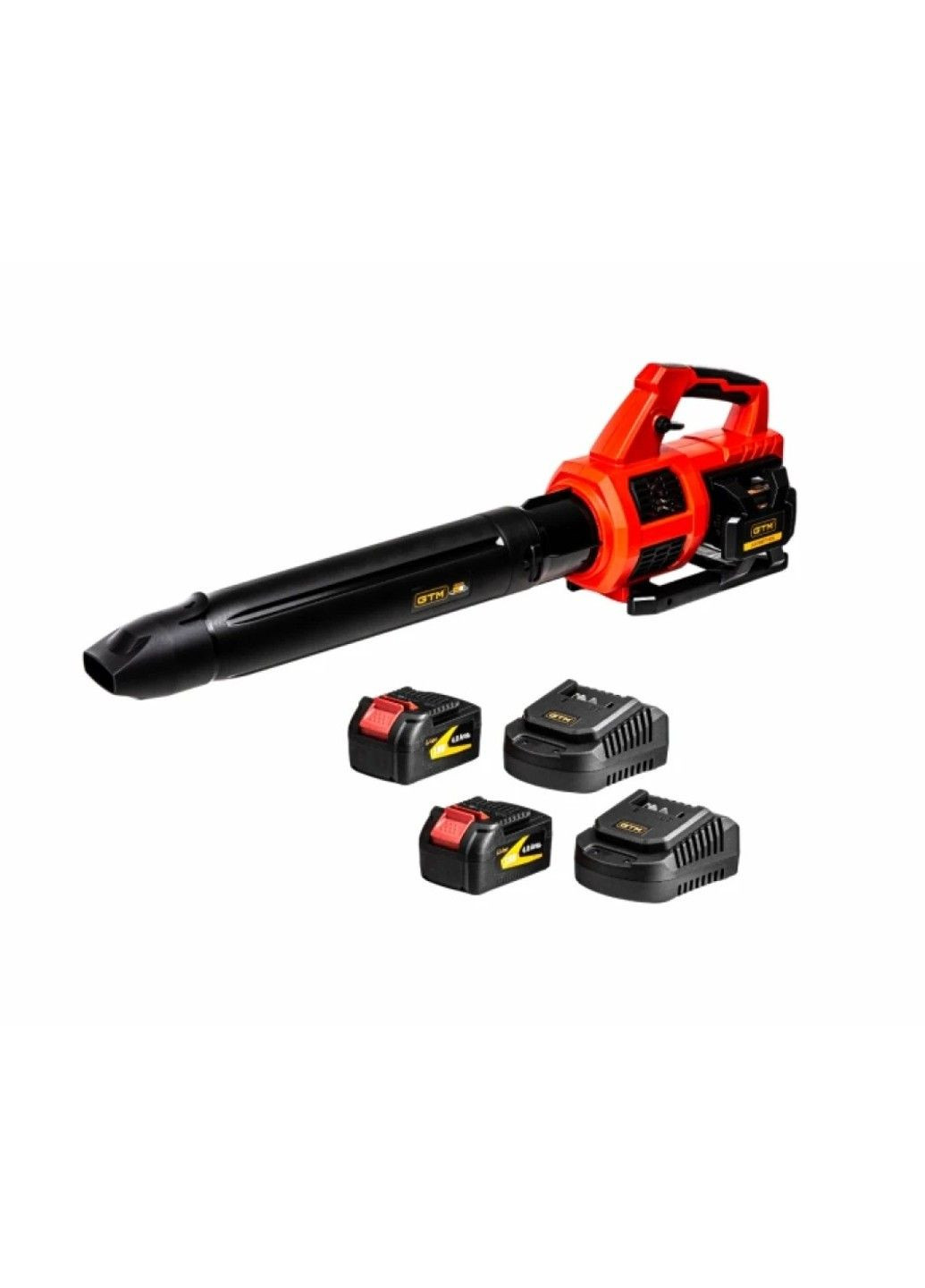 Повітродув акумуляторний ABC36/774BL KIT (50 м/с, 12.9 м3/хв, BL, 18+18 В, комплект) GTM (334300521)