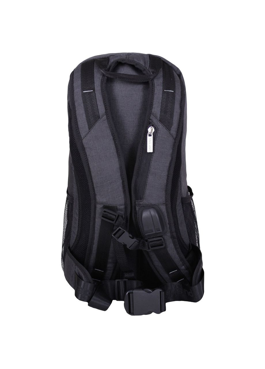 Міський чоловічий рюкзак Granite з кишенею для ноутбука та грудною стяжкою 23 л чорний/сірий Bagland (298569691)