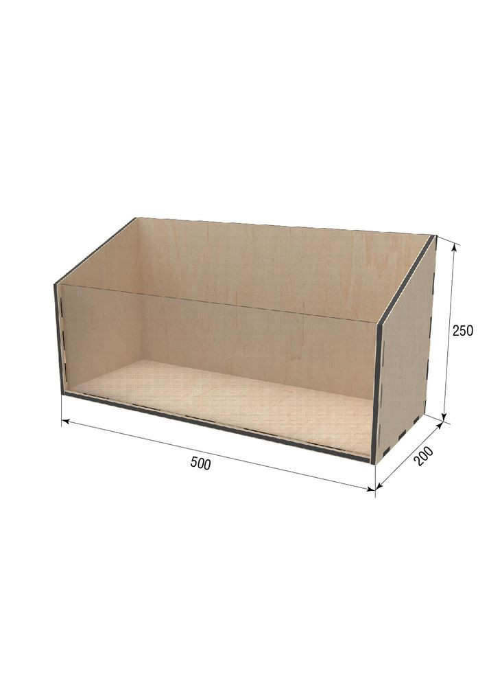 Коробка из фанеры 500х200х250 Ekostar (368306782)