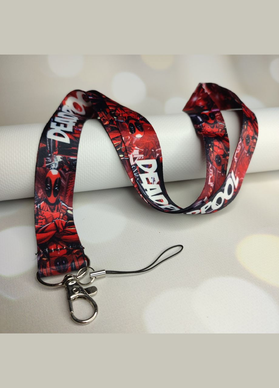 Стрічка тримач для пропуску, бейджа "Дедпул. Deadpool. Марвел. Marvel" SureGeek (322594916)