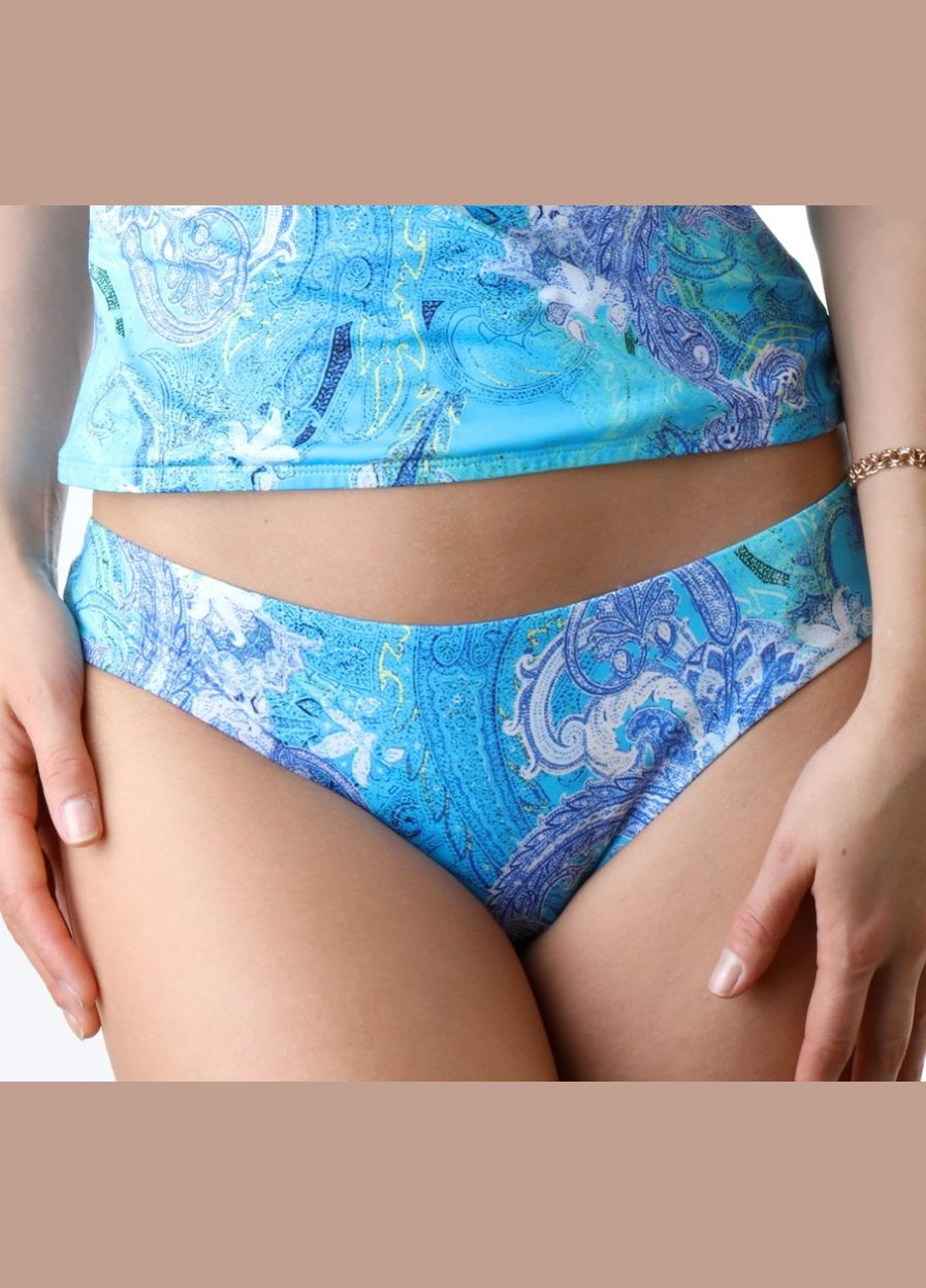 Блакитний літній купальник роздільний роздільний Orhideja