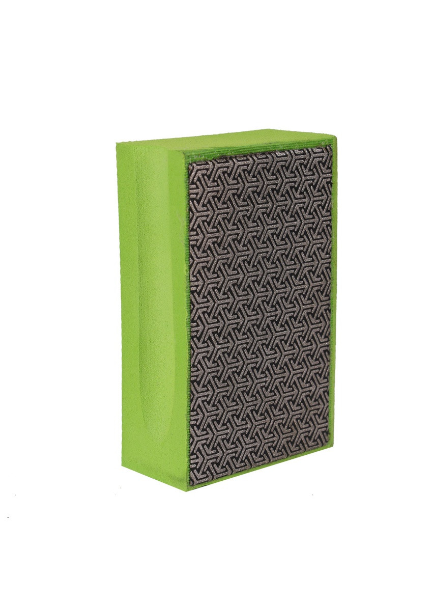 Алмазна полірувальна губка 910637559005 (100 мм, #200) ручна гальванічна Hand Pad UNI (10317) Baumesser (295033313)