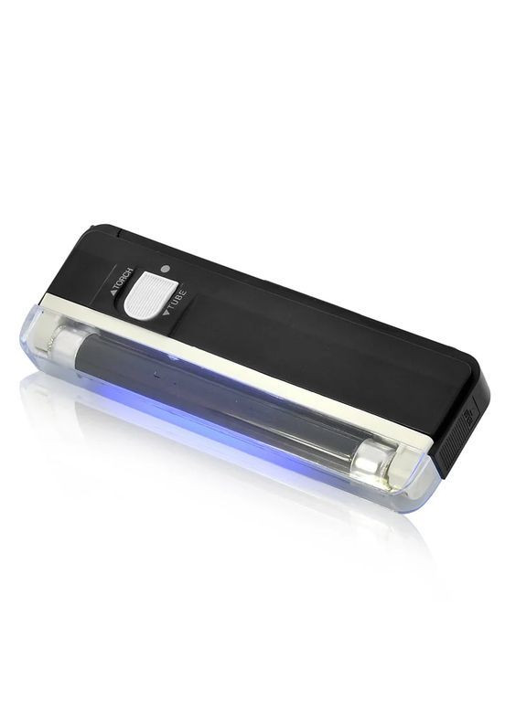 Портативний ультрафіолетовий детектор валют DL01 – UVлампа 4 Вт, з ліхтариком No Brand - (362376180)