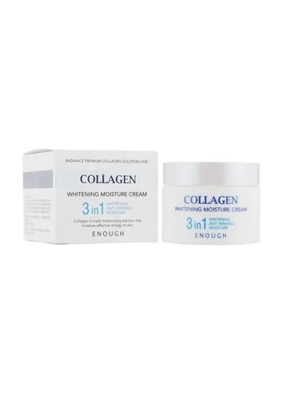 ENOUGH Увлажняющий крем с коллагеном Collagen Whitening Moisture Cream 50 ml — Крем, Южная Корея (358499677)