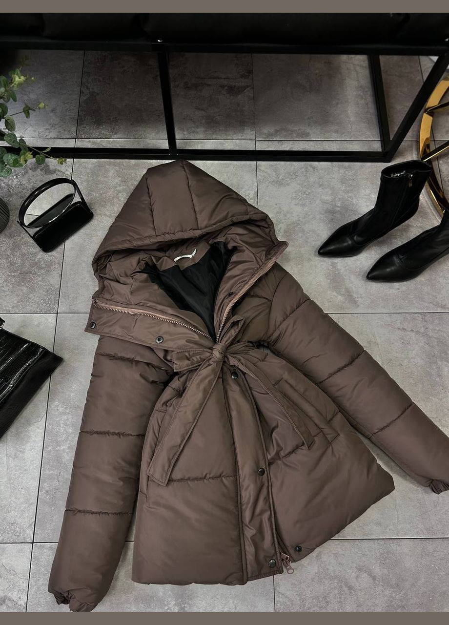 Коричневая куртка No Brand