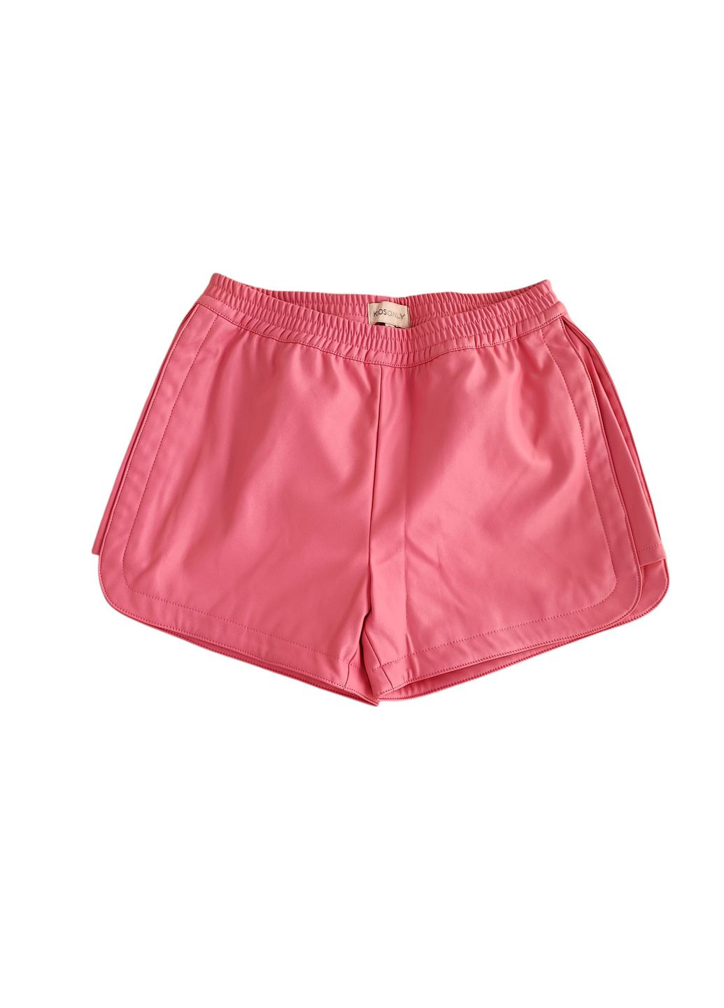 Подростковые шорты из экокожи для девочки 152 см Розовый (250313072) Only (324622975)