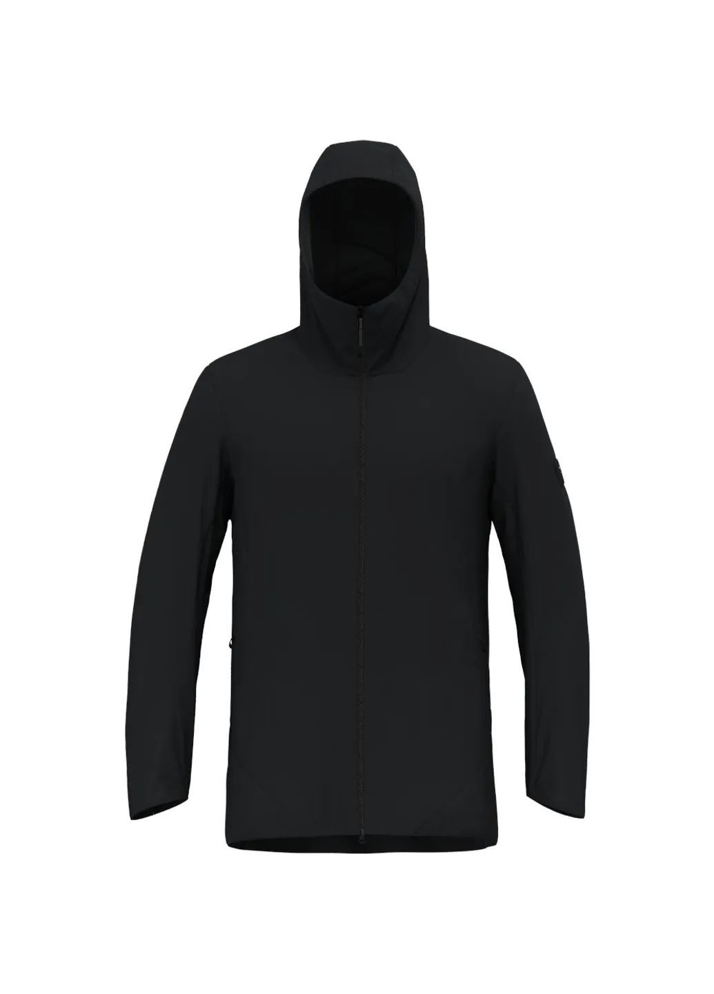 Черная демисезонная куртка fanes 2l ptx parka mns Salewa