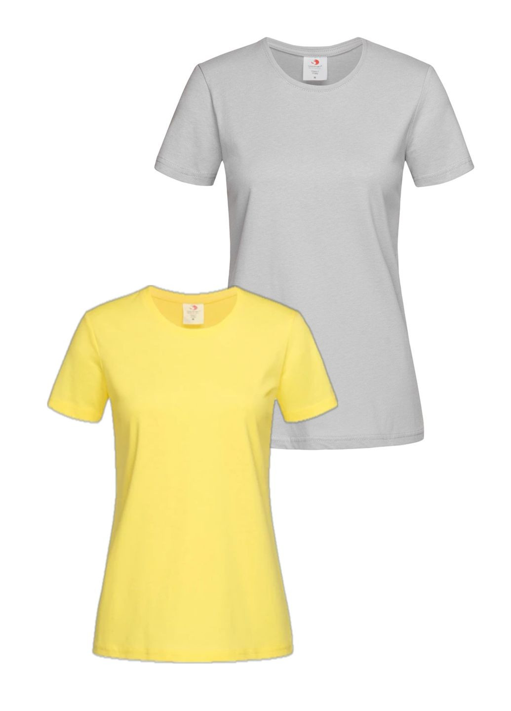 Набір 2 шт "Футболка жіноча ST2600-YEL-SGY" Stedman CLASSIC-T - (322877439)