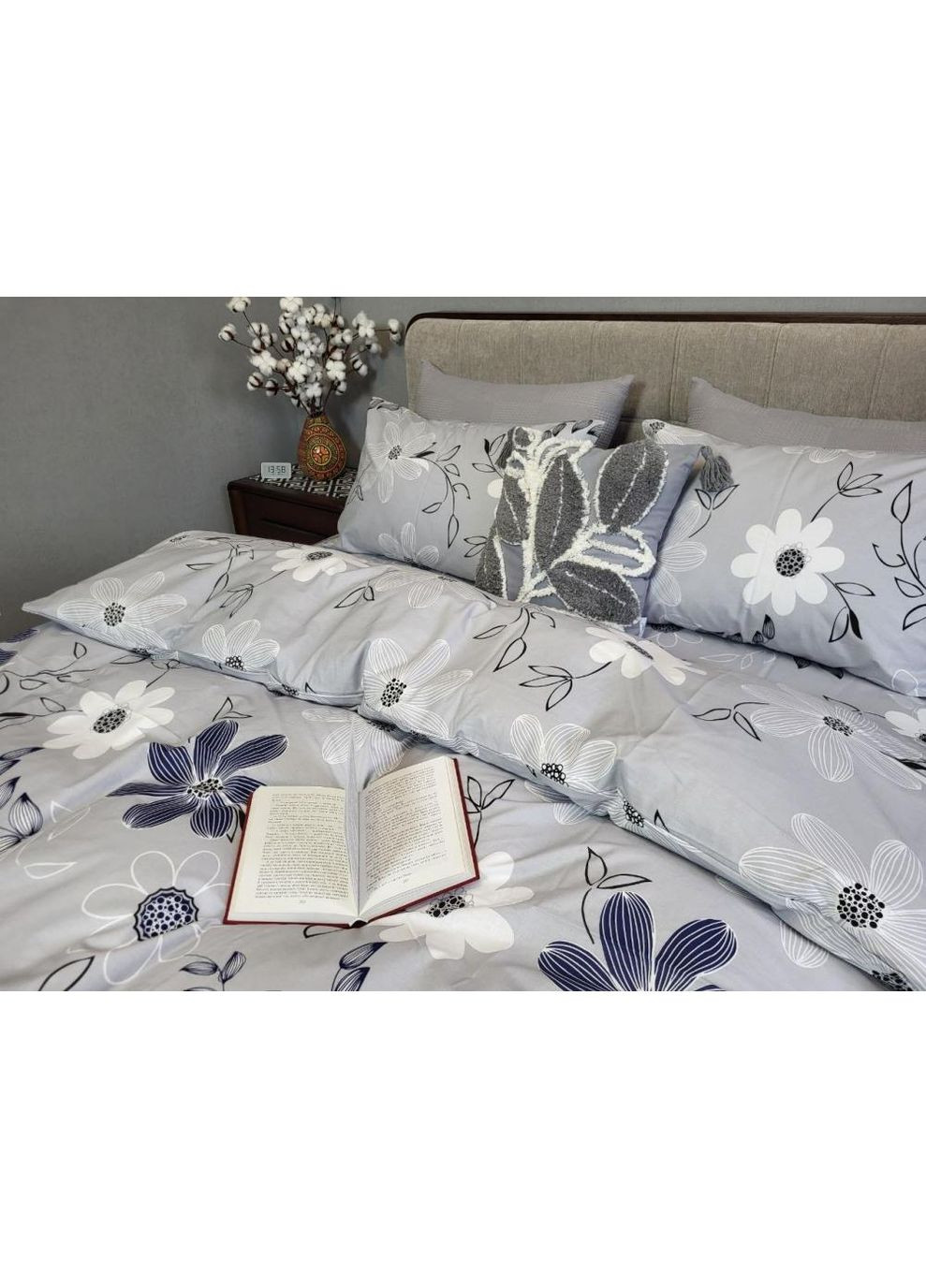 Постільна білизна з резинкою Маріса, бязь PREMIUM Полуторний розмір, наволочки 50/70 No Brand (364220847)