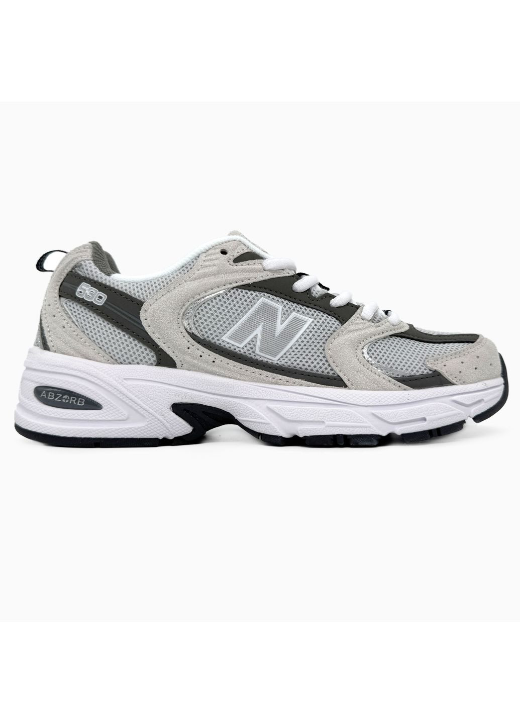 КРОССОВКИ ЖЕНСКИЕ NEW BALANCE 530 GREY / WHITEL-0354 НЬЮ БЕЛАНС 530 No Brand серые демисезоны (367172526)