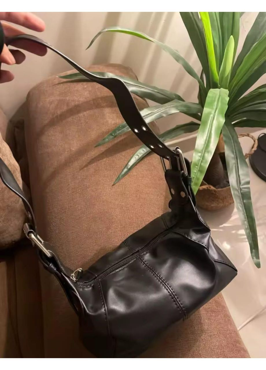 Жіноча чорна сумка через плече,сумка месенджер, body Cross (365963666)