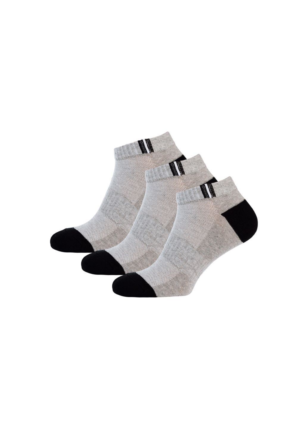 Серые набор (3 шт) мужских носков MZ (302739579)
