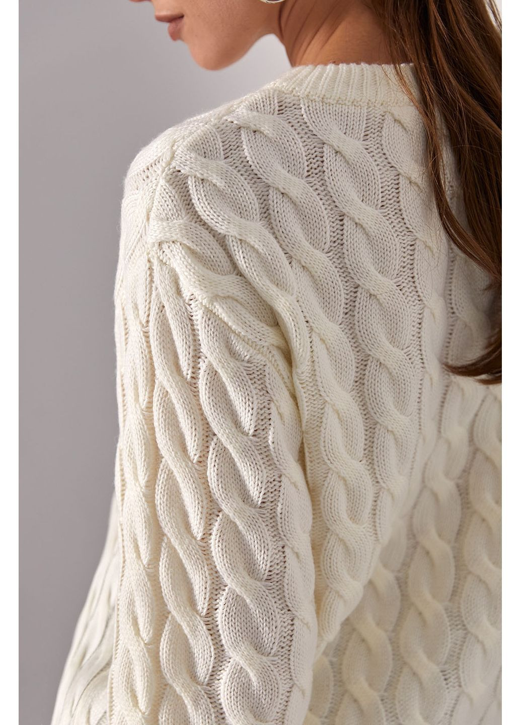 Джемпер с косами 2425 Triko Bakh (368778924)