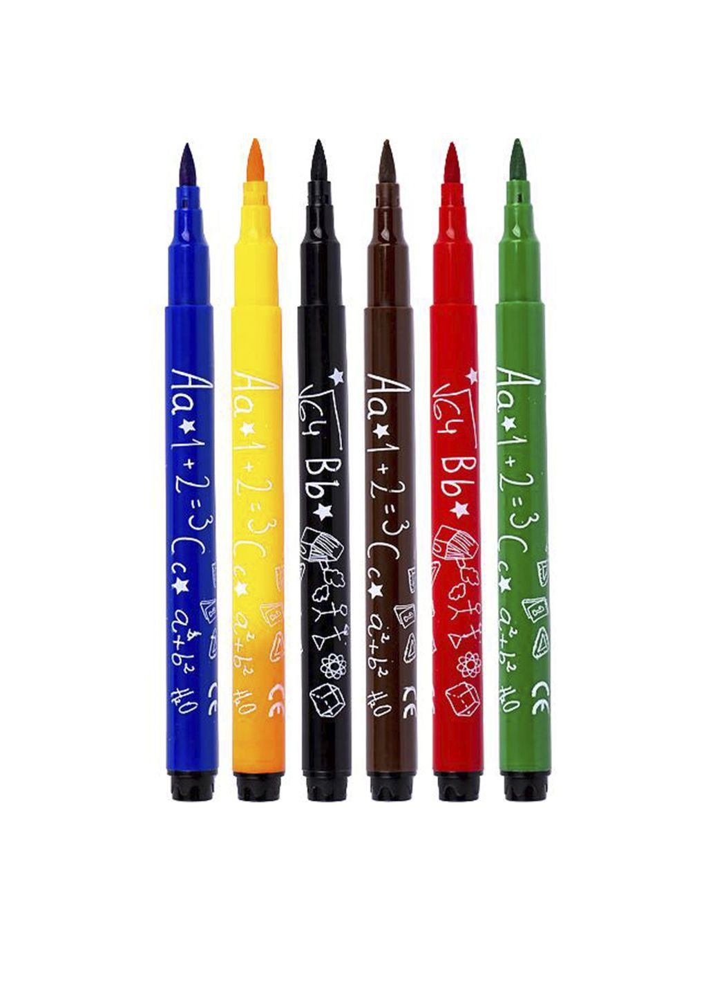 Фломастеры-кисточки "Colors", 6 цветов цвет разноцветный ЦБ-00281033 Color-it (339402312)