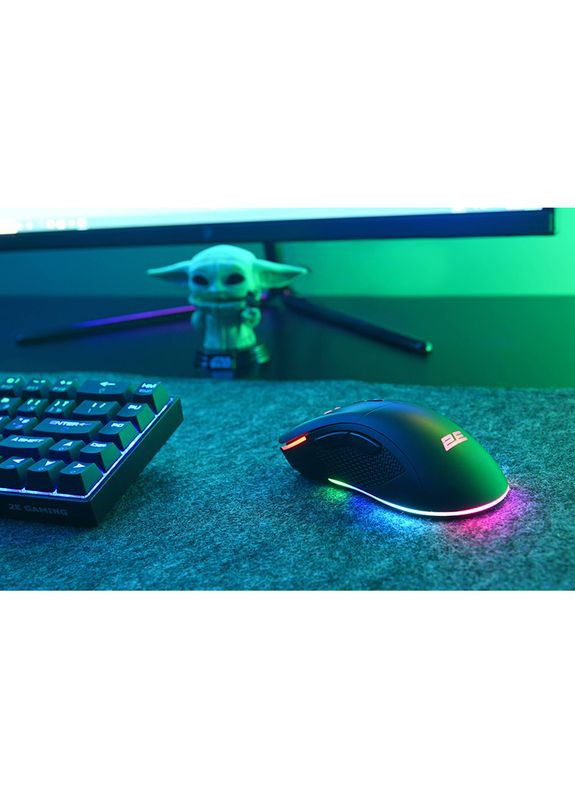 Миша MG350 WL RGB USB Black (2E-MG350UB-WL) 2E Gaming (315622800)