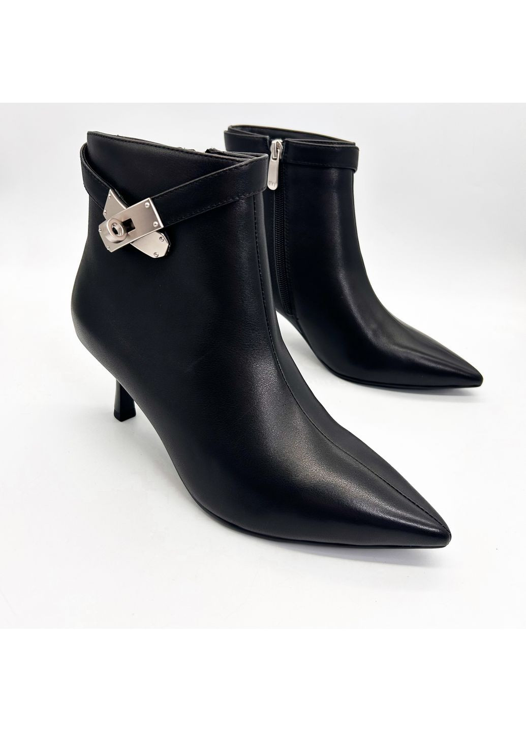 Черные демисезонная ботильоны (р) кожа 0-1-1-am-10180r-3-1 Danler