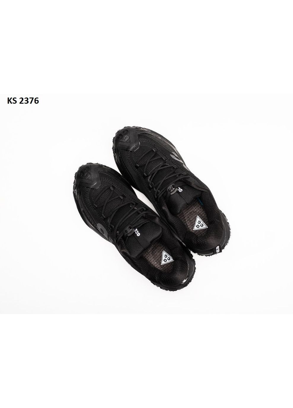 Черные демисезонные кроссовки мужские nike acg mountain fly 2 low black найк асж маунс флай No Brand