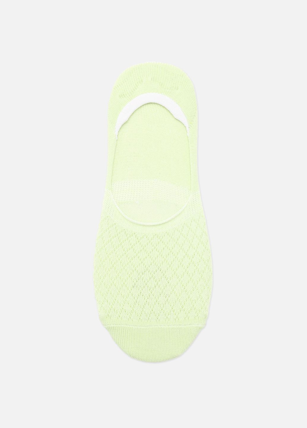 Салатовые следки женские цвет салатовый цб-00276164 Yuki (331111461)