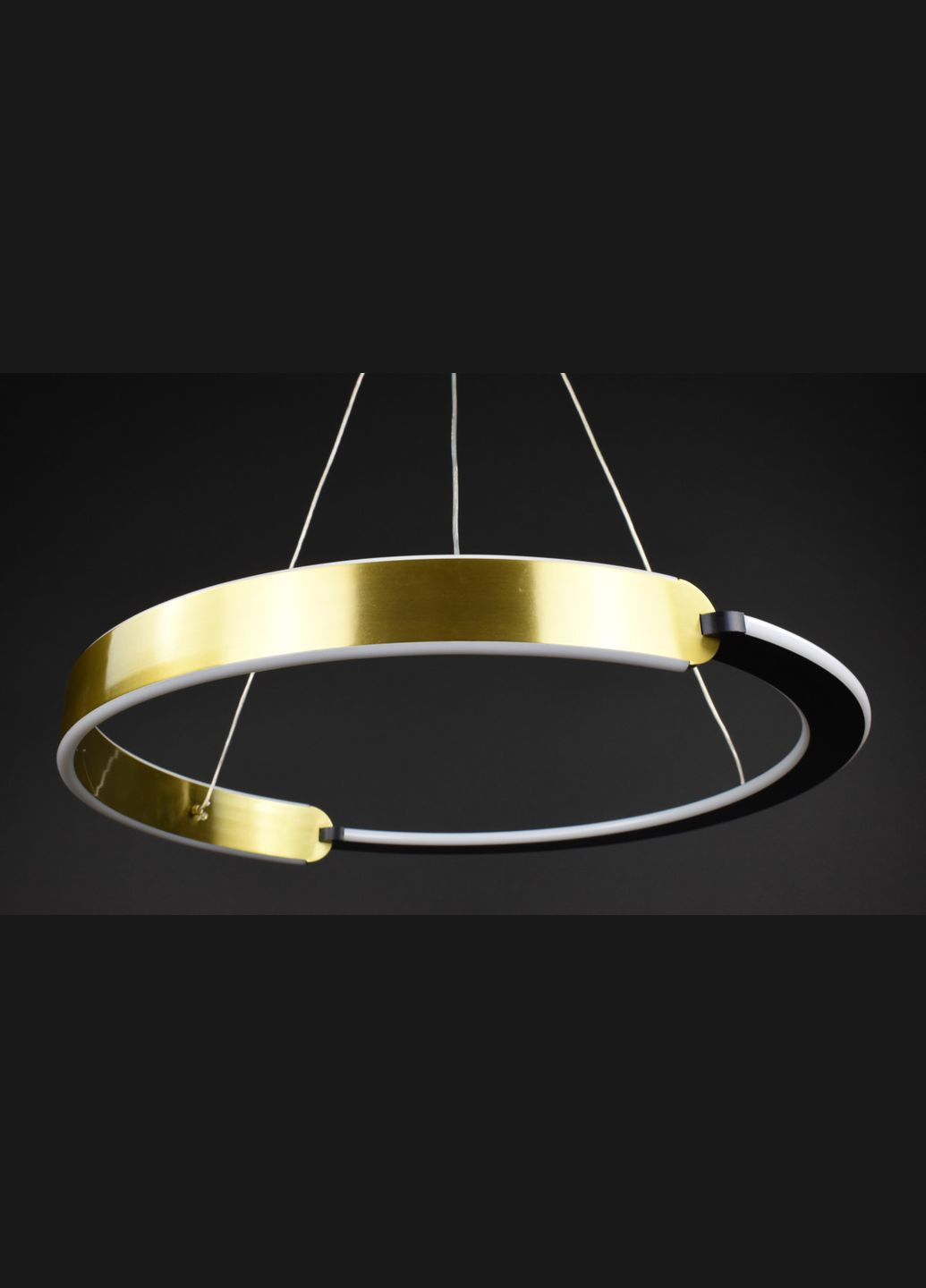 Люстра светодиодная подвесная LED светильник для квартиры на потолок лэд 28129 Латунь 30-150х60х60 см. Sunnysky (364499978)