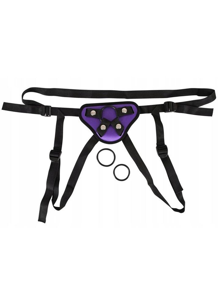Пояс для фаллоимитатора страпон strapon трусики для страпона универсальные 3 кольца Strapon Universal Harness No Brand (317748170)