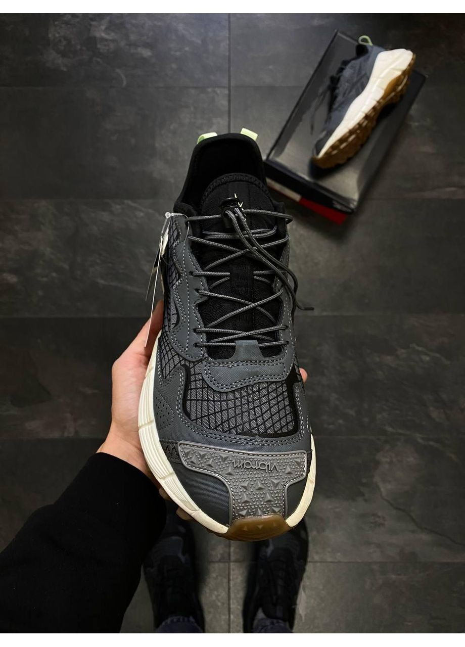 Серые демисезонные кроссовки мужские reebok zig kinetica fit beige grey рибок зиг кинетика No Brand