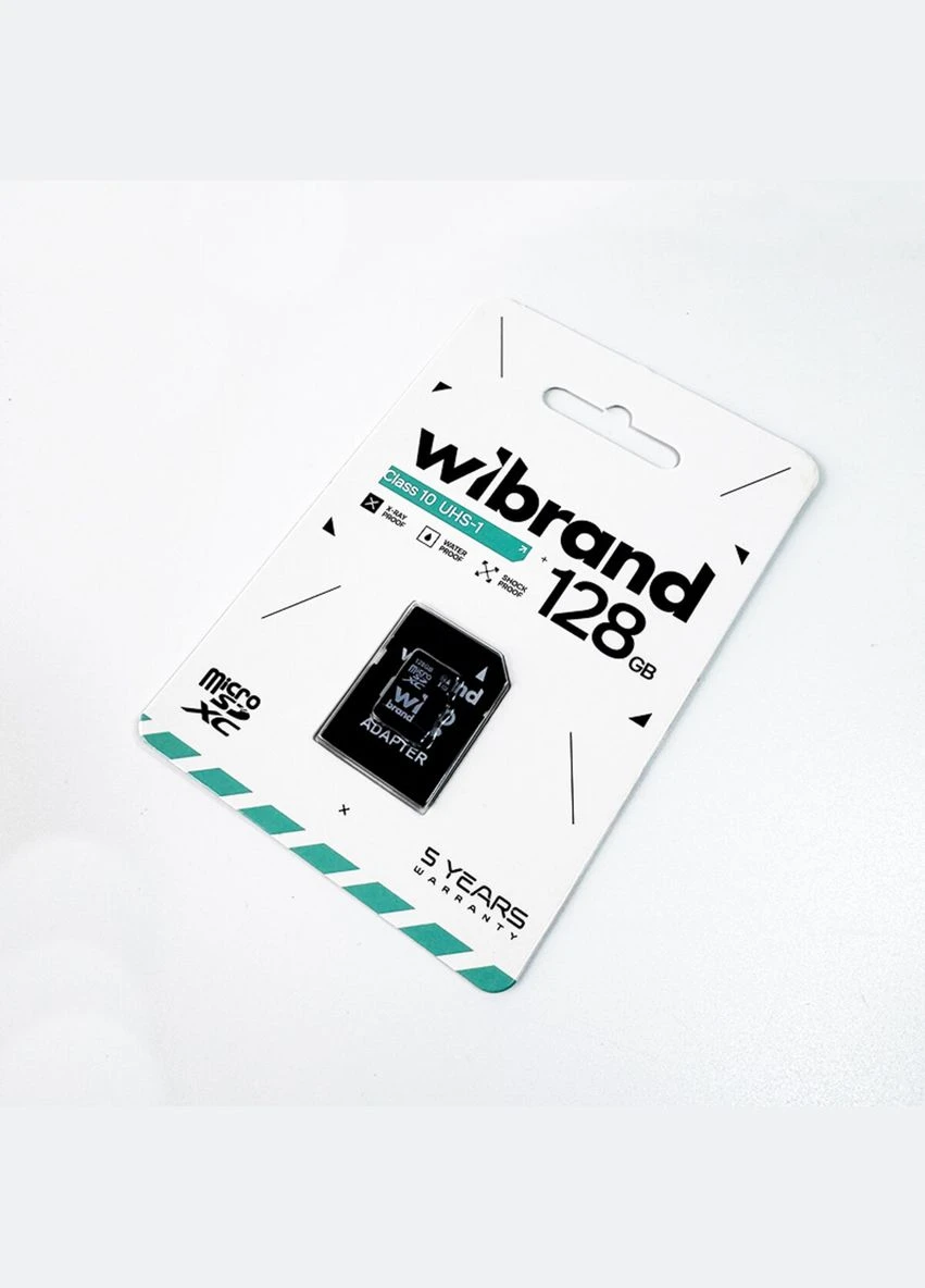 Карта пам'яті microSDXC (UHS-1) 128Gb class 10 (adapter SD) Wibrand (345105677)