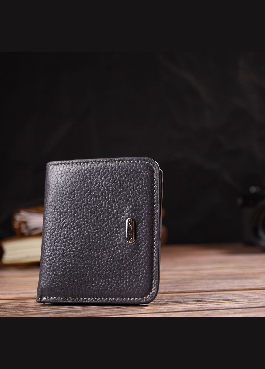 Лаконічний жіночий гаманець невеликого розміру з натуральної шкіри флотар 21801 Canpellini (331913388)