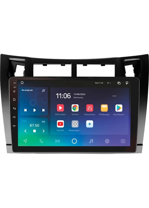Штатная магнитола X9432 4+32 Gb 4G DSP Toyota Yaris 2 XP90 2005-2012 (F2) 9" Sigma (395846325)