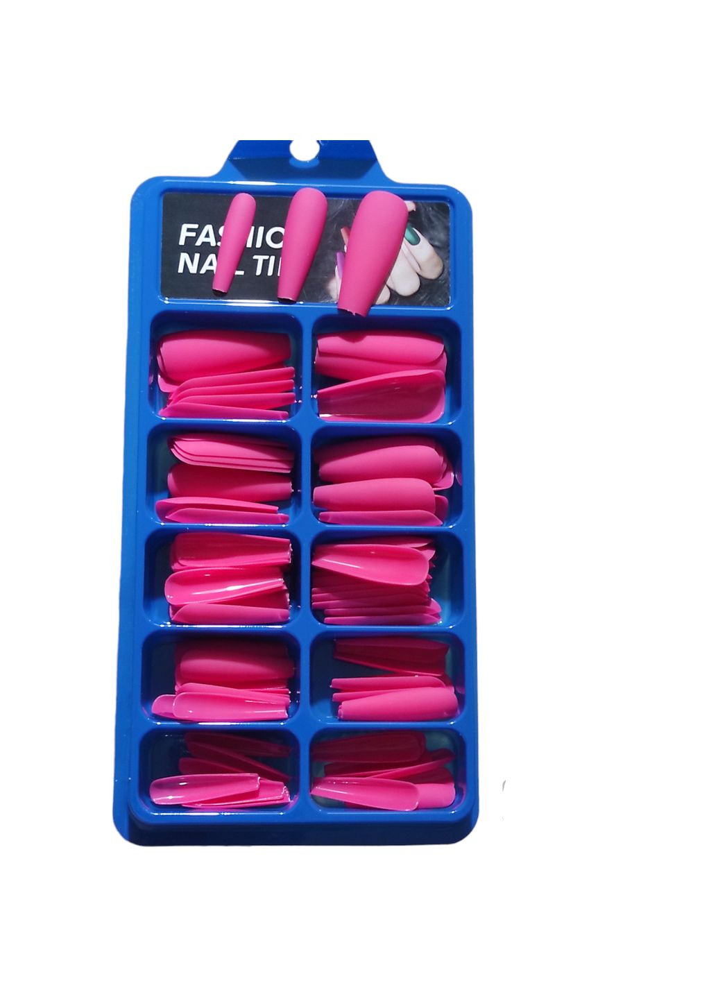 Набір накладних нігтів "Матові" 100 шт. - F018 No Brand (301210862)