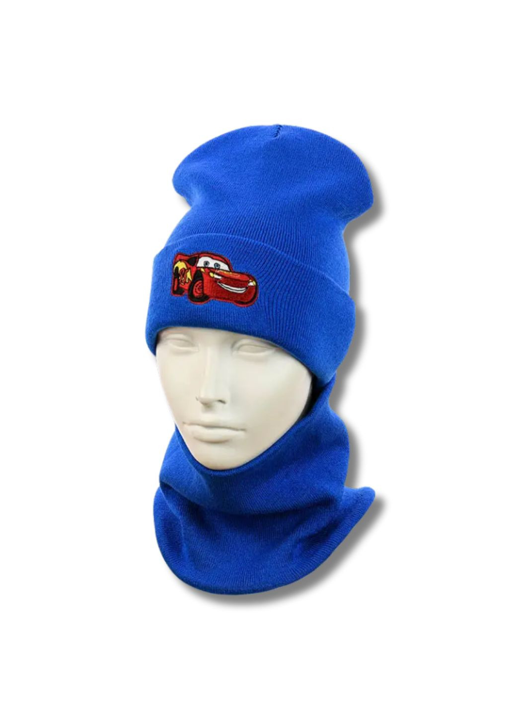 Дитячий комплект демісезонний шапка + снуд Тачки / Cars No Brand Дитячій комплект (348418514)